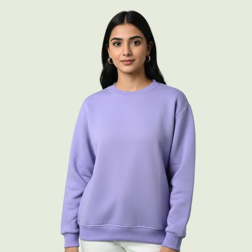 Premium Lavender Unisex Sweatshirt – Soft, Stylish & All-Season Comfort