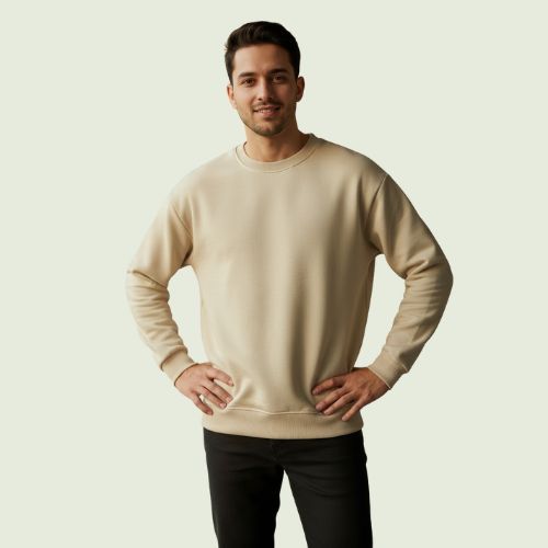 Men’s Skin-Color Sweatshirt | Soft, Cozy & Everyday Winter Wear