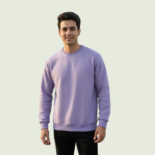 Men’s Lavender Sweatshirt | Soft, Cozy & Stylish Winter Wear