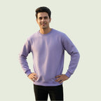 Men’s Lavender Sweatshirt | Soft, Cozy & Stylish Winter Wear