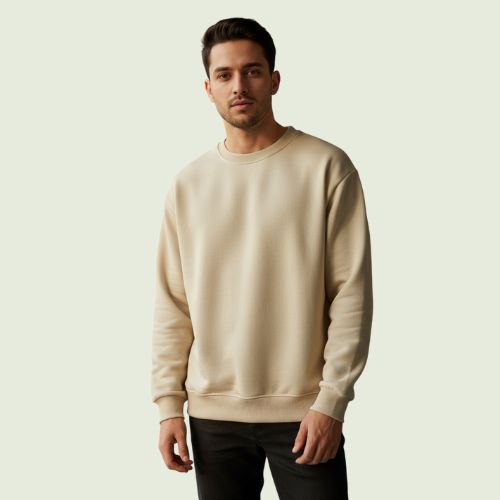 Men’s Skin-Color Sweatshirt | Soft, Cozy & Everyday Winter Wear