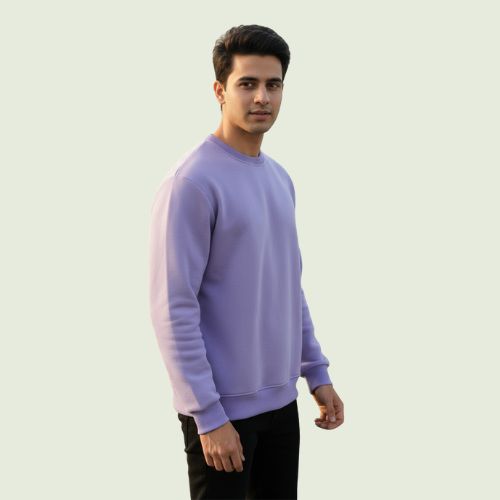 Men’s Lavender Sweatshirt | Soft, Cozy & Stylish Winter Wear