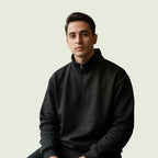 Men’s Premium Winter High-Neck Fleece Sweatshirt | Warm & Comfortable Casual Wear