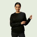 Premium Black Unisex Sweatshirt – Soft, Stylish & All-Season Comfort