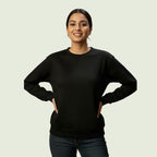 Premium Black Unisex Sweatshirt – Soft, Stylish & All-Season Comfort