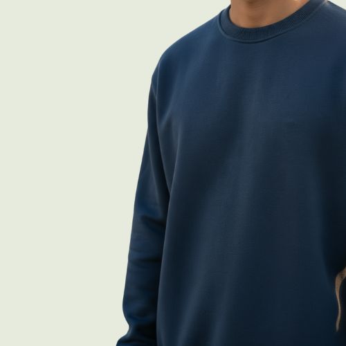Men’s Navy Blue Sweatshirt | Soft, Warm & Everyday Casual Wear