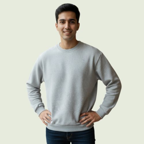 Men’s Premium Round-Neck Sweatshirt | Soft, Warm & Everyday Casual Wear