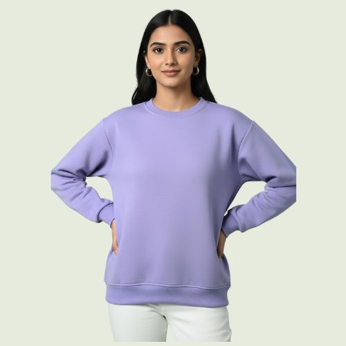 Premium Lavender Unisex Sweatshirt – Soft, Stylish & All-Season Comfort