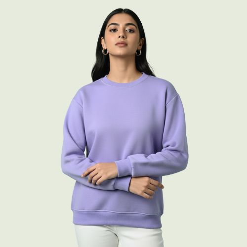 Premium Lavender Unisex Sweatshirt – Soft, Stylish & All-Season Comfort