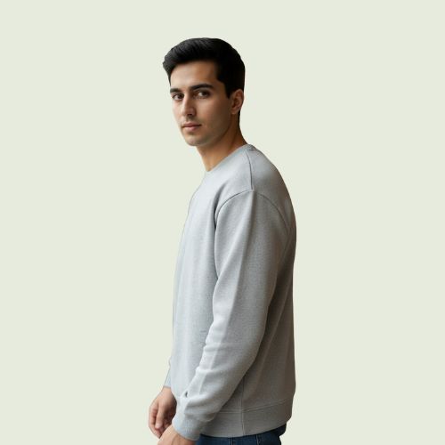 Men’s Premium Round-Neck Sweatshirt | Soft, Warm & Everyday Casual Wear