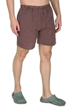 Truness Men’s Premium Check Hap Red Boxer Shorts