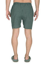 Truness Men’s Premium Check Hap Green Boxer Shorts