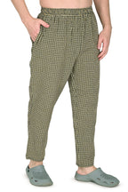 Men’s Yellow Checkered Cotton Jogger Pants – Soft, Lightweight & Everyday Comfort