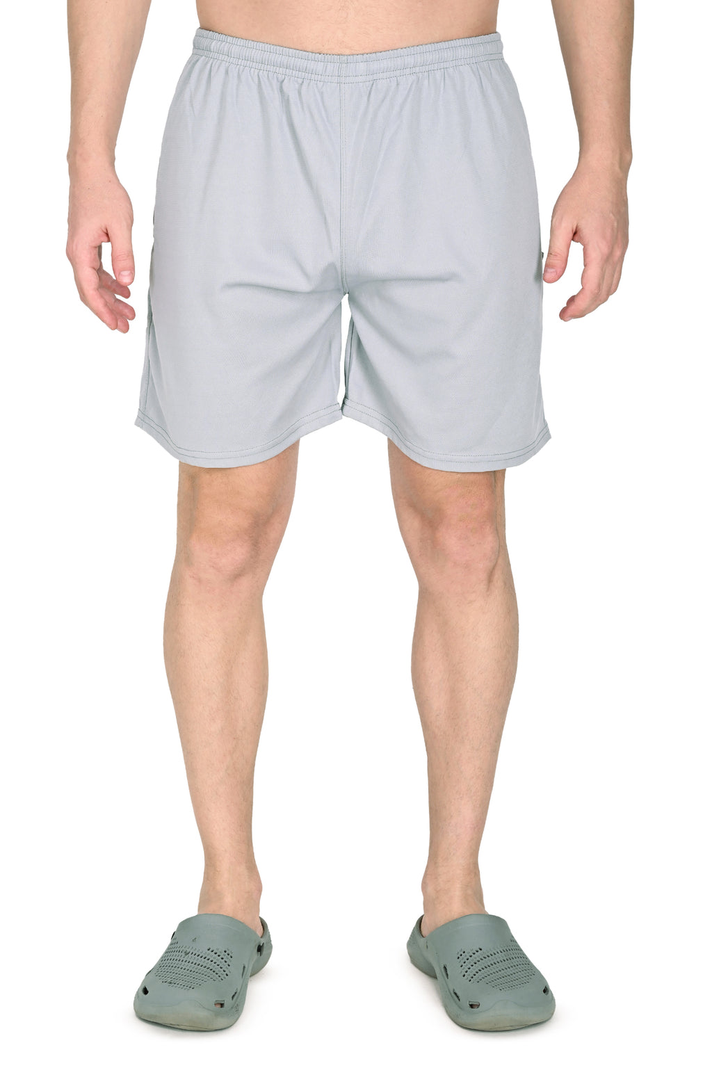 Men’s Grey Dri-Fit Active Shorts – Soft, Stretchable & Quick-Dry Comfort