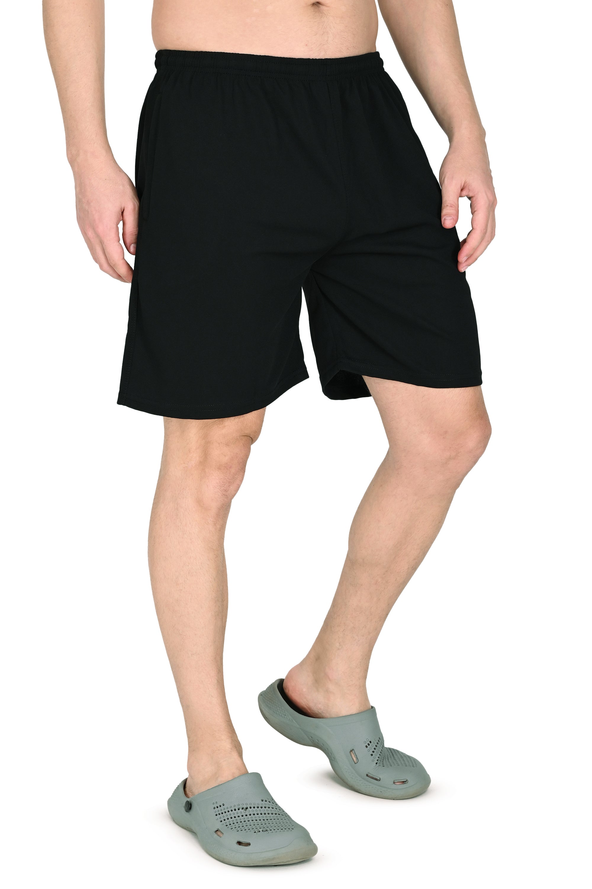 Men’s Premium Dri-Fit Hap Black Boxer Shorts | Ultra-Comfort, Quick Dry & Stretch Fit