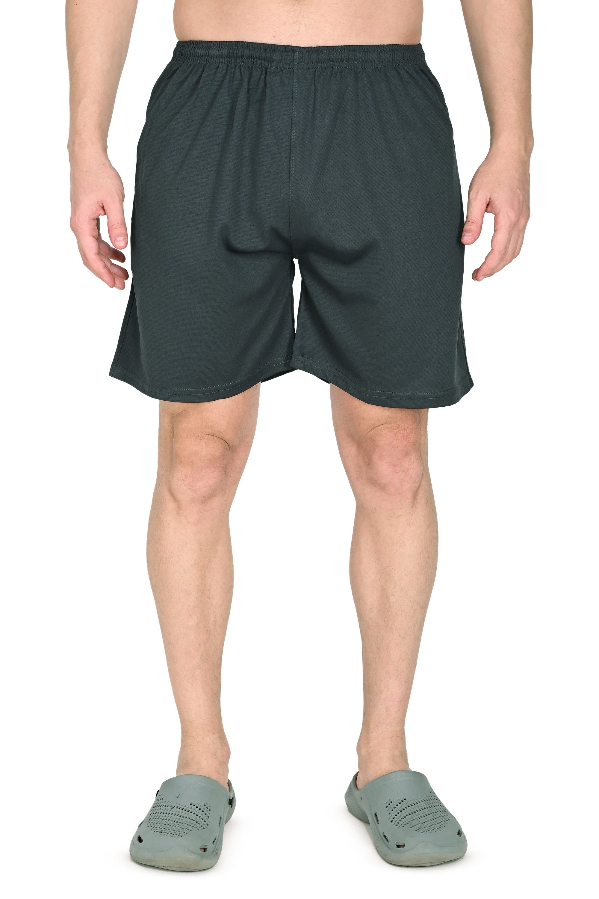 Men’s Dri-Fit Hap Dark Grey Shorts | Quick-Dry, Breathable & Stretchable Activewear