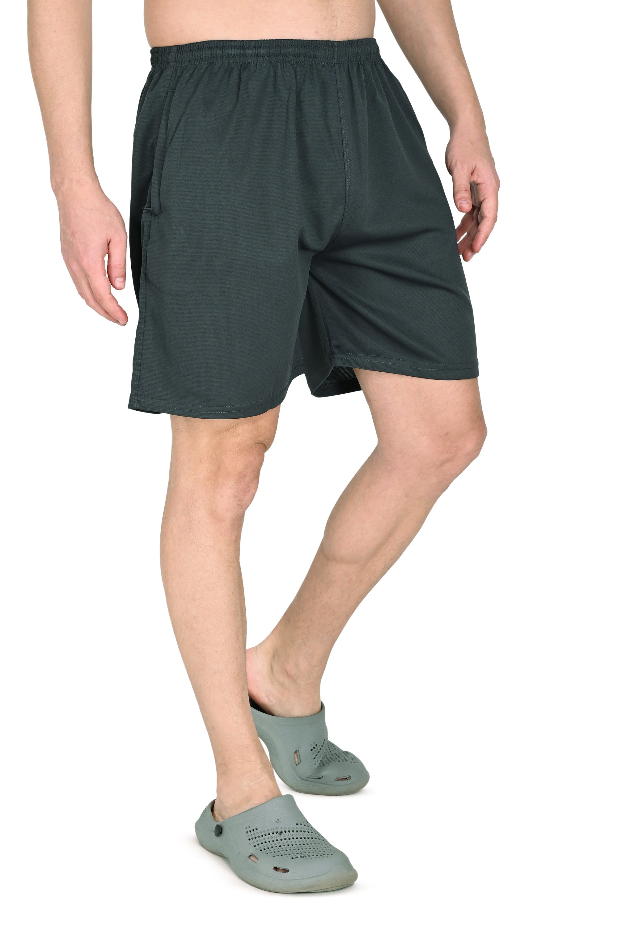 Men’s Dri-Fit Hap Dark Grey Shorts | Quick-Dry, Breathable & Stretchable Activewear