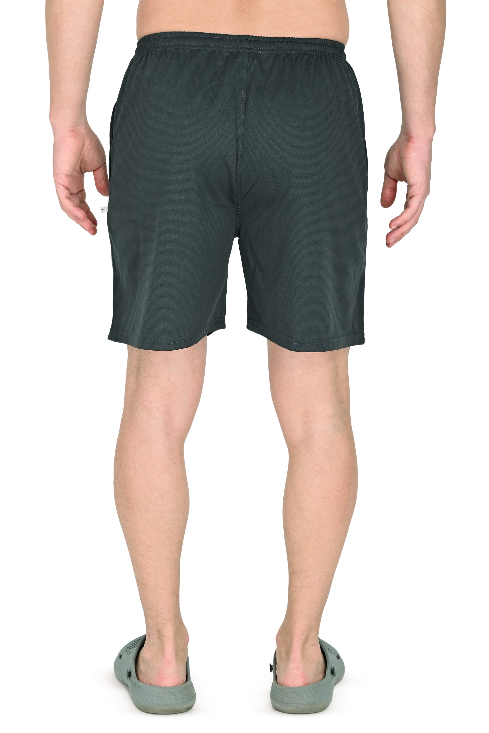 Men’s Dri-Fit Hap Dark Grey Shorts | Quick-Dry, Breathable & Stretchable Activewear