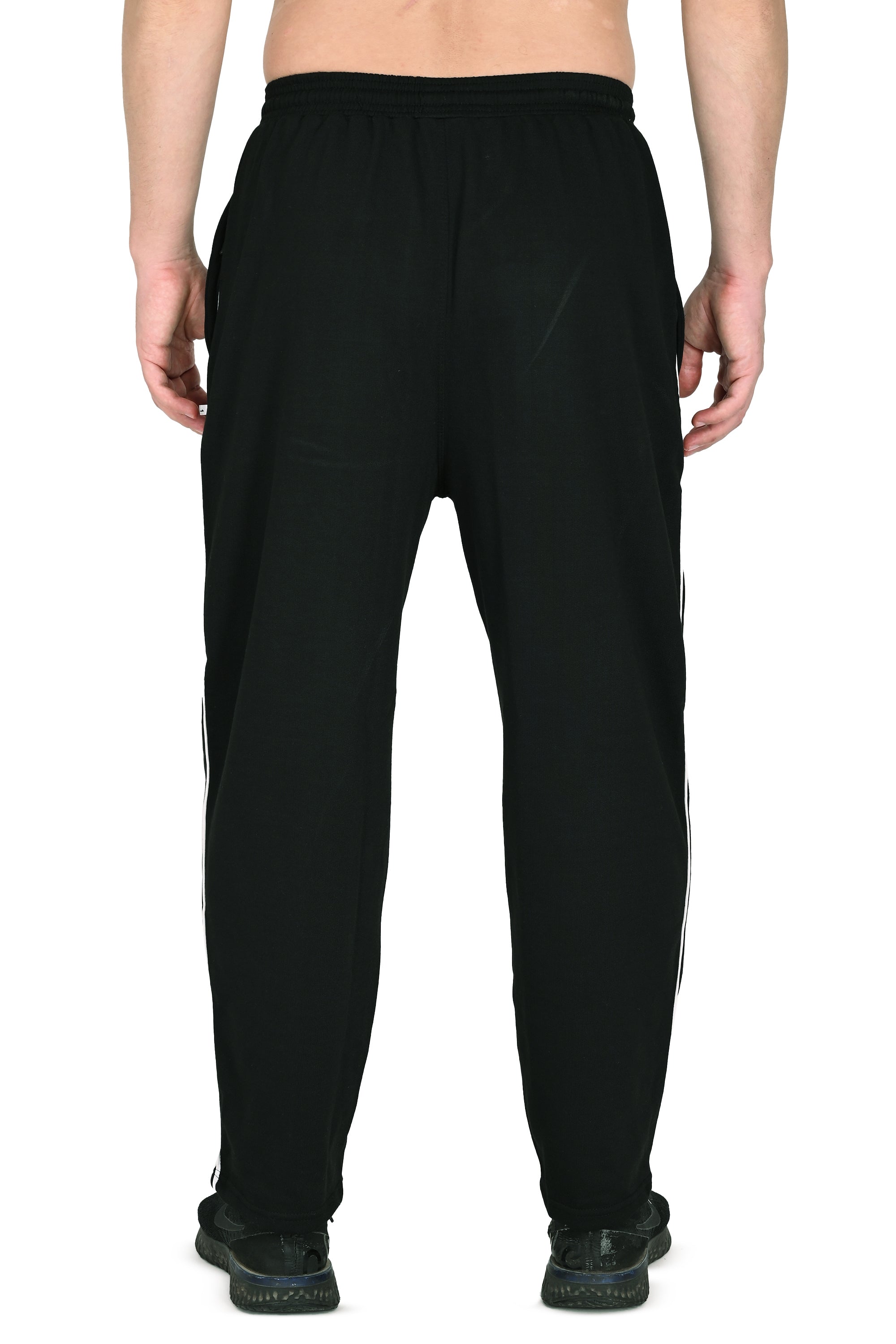 Men’s Black Athletic Jogger Pants with Pockets