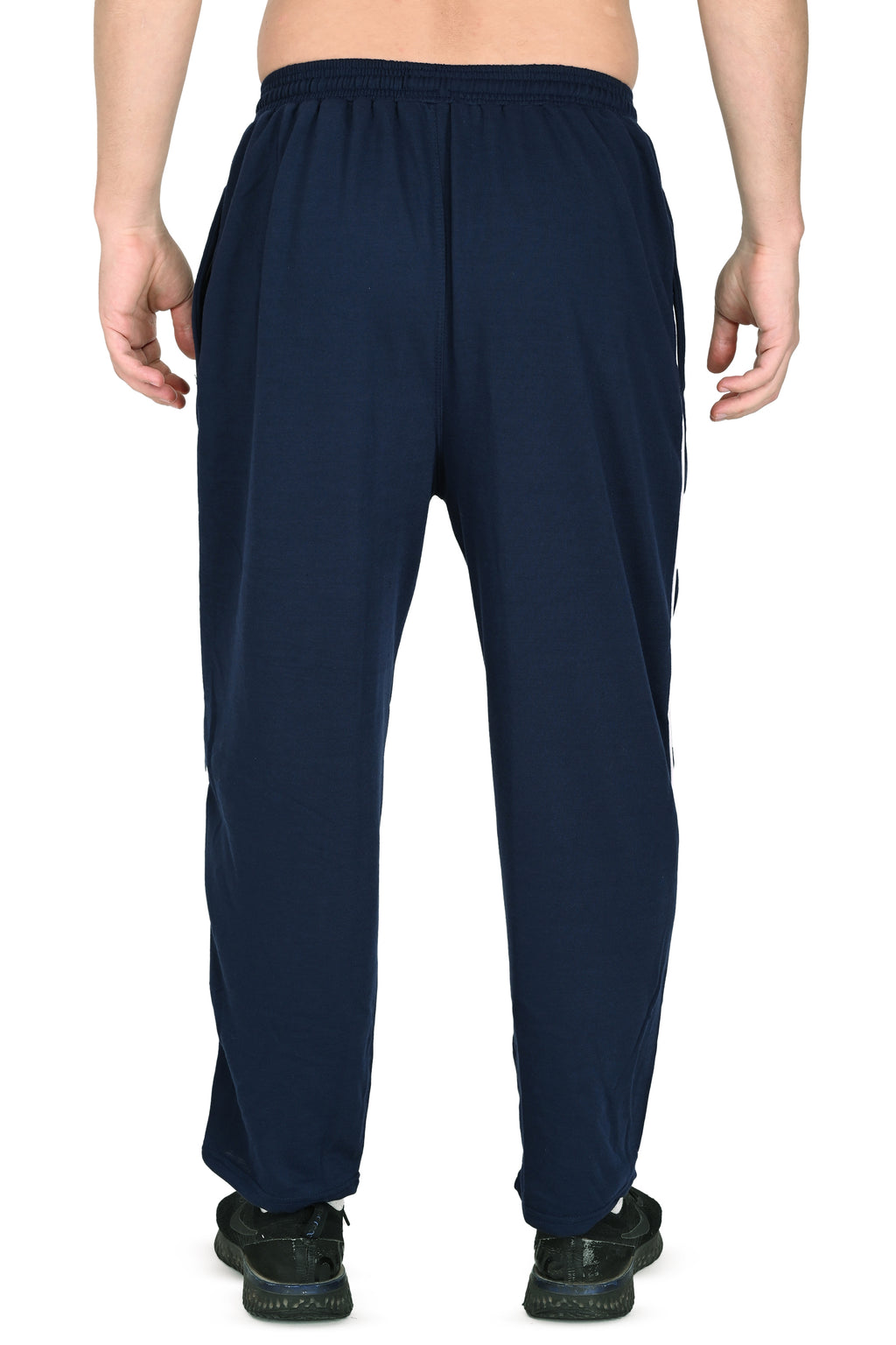 Men’s Blue Athletic Jogger Pants with Pockets