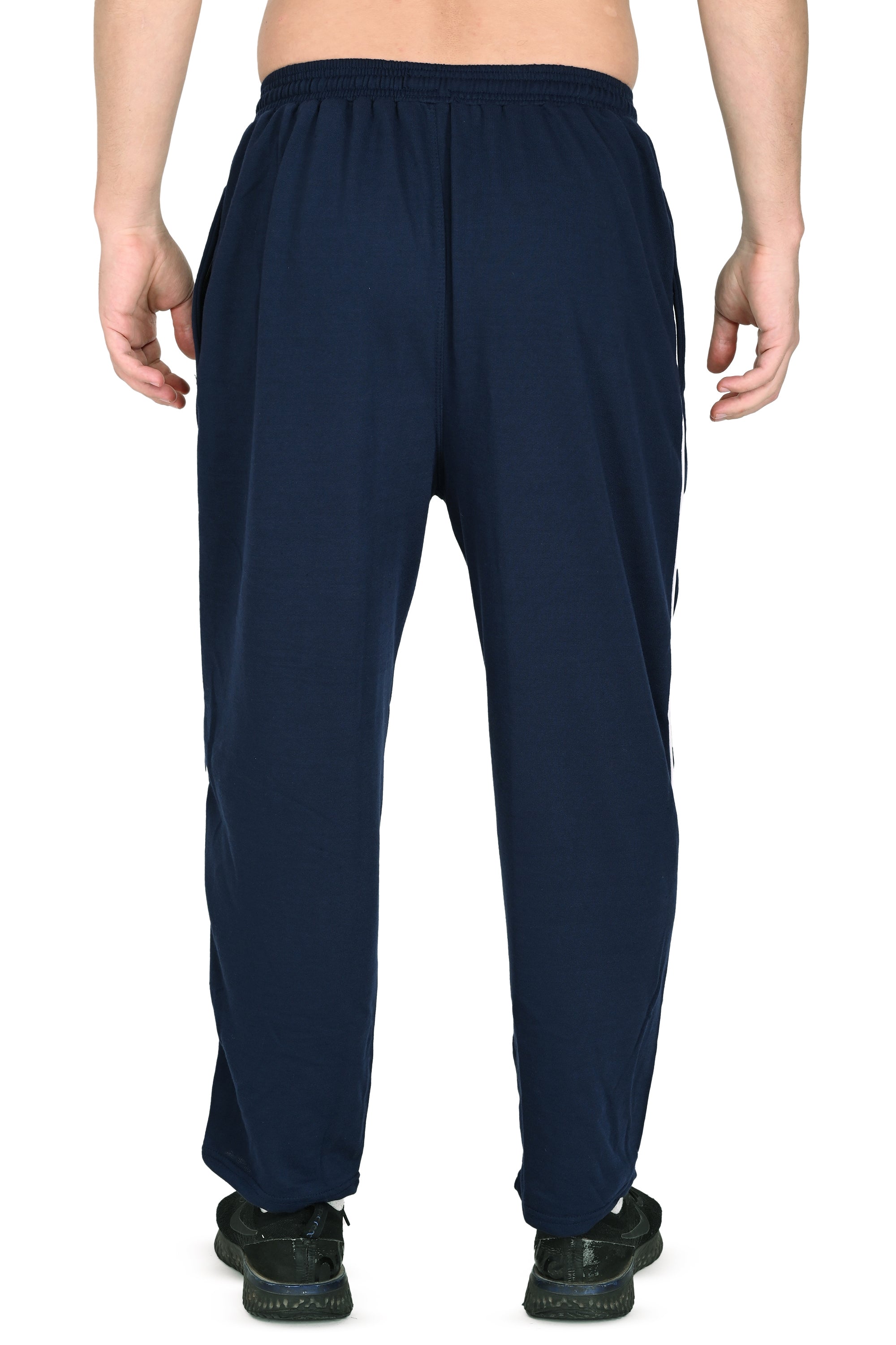 Men’s Blue Athletic Jogger Pants with Pockets