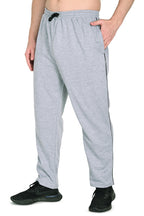 Men’s Gray & Blue Athletic Jogger Pants with Pockets