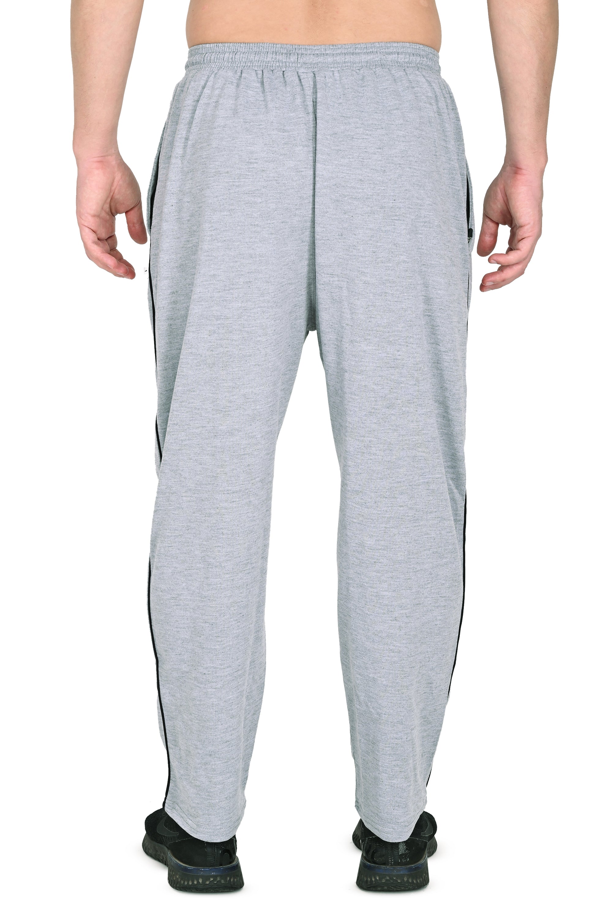 Men’s Grey Athletic Jogger Pants with Pockets